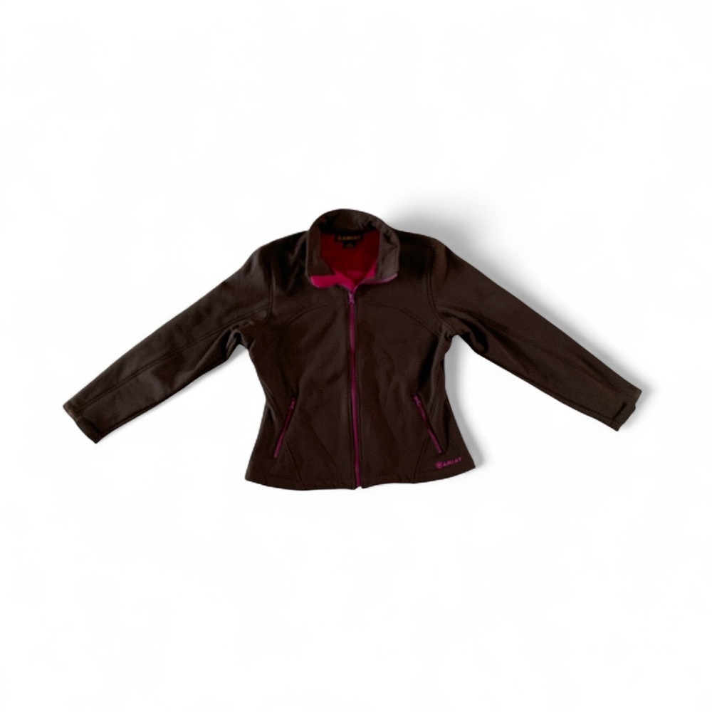 ARIAT Brown Soft Shell Jacket - Picture 3 of 3